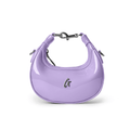 Mirrored Mini Hobo Bag - Lavender