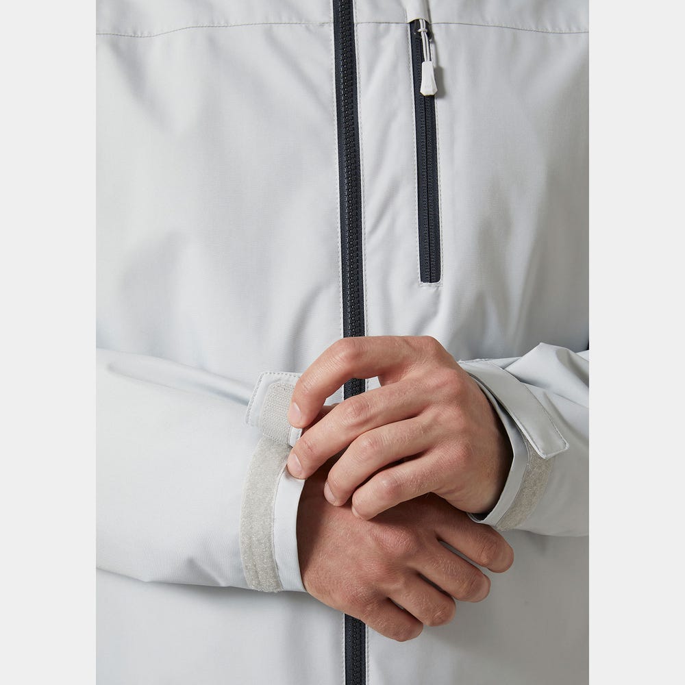 Men's Fleece-Lined Sailing Jacket - White