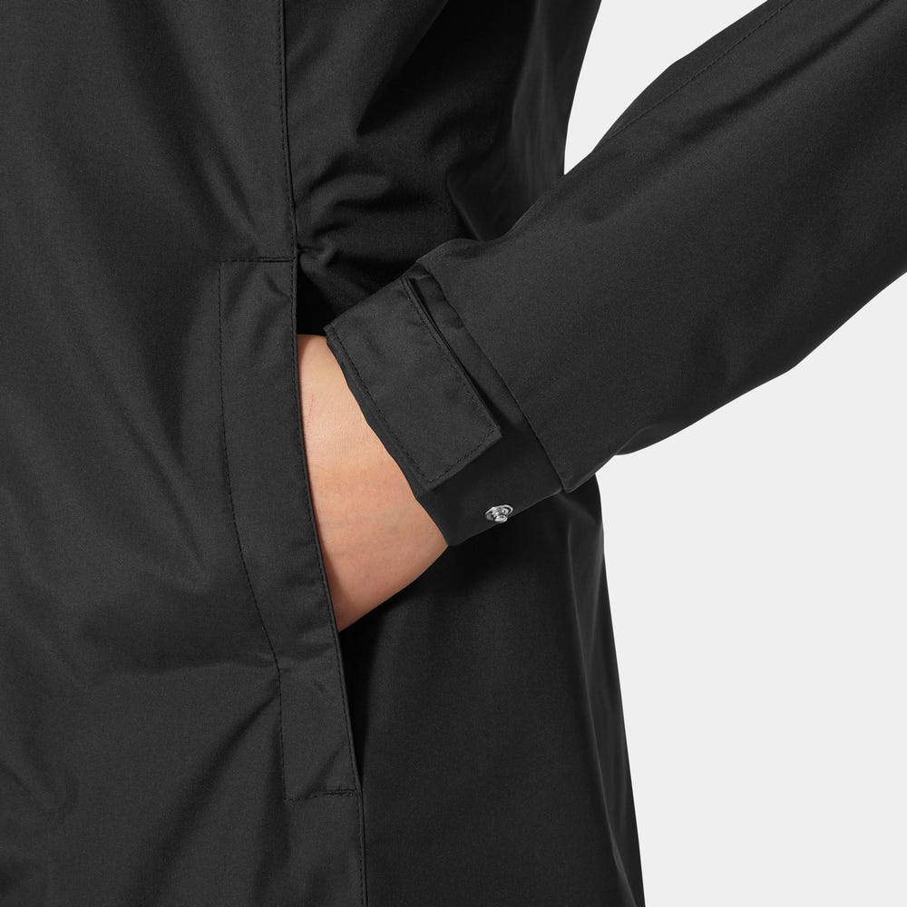 Women's Long Rain Jacket - Berry