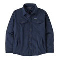 Used Men's Insulated Flannel Overshirt - Navy