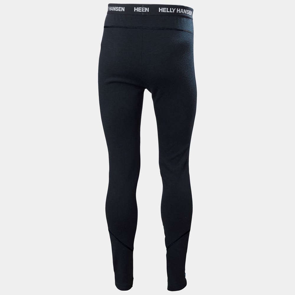 Men's Merino Wool Base Layer Pants - Blue