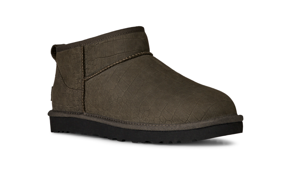 Men's Embossed Nubuck Mini Boot