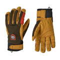 Leather Palm Outdoor Gloves - Green