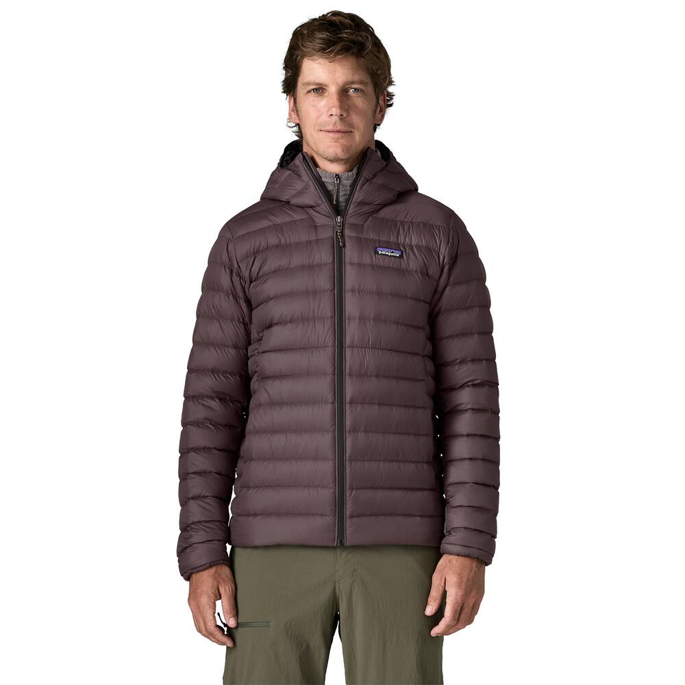 Men's 800-Fill Down Hooded Jacket - Purple