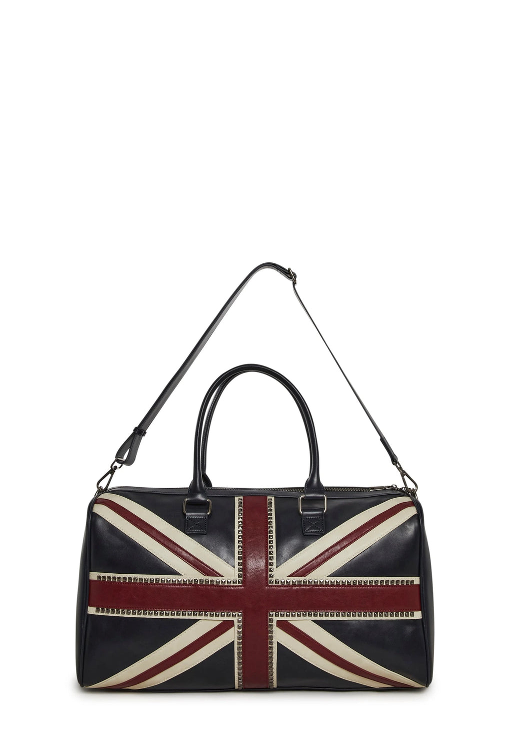 Studded Flag Panel Weekender Bag - Multi