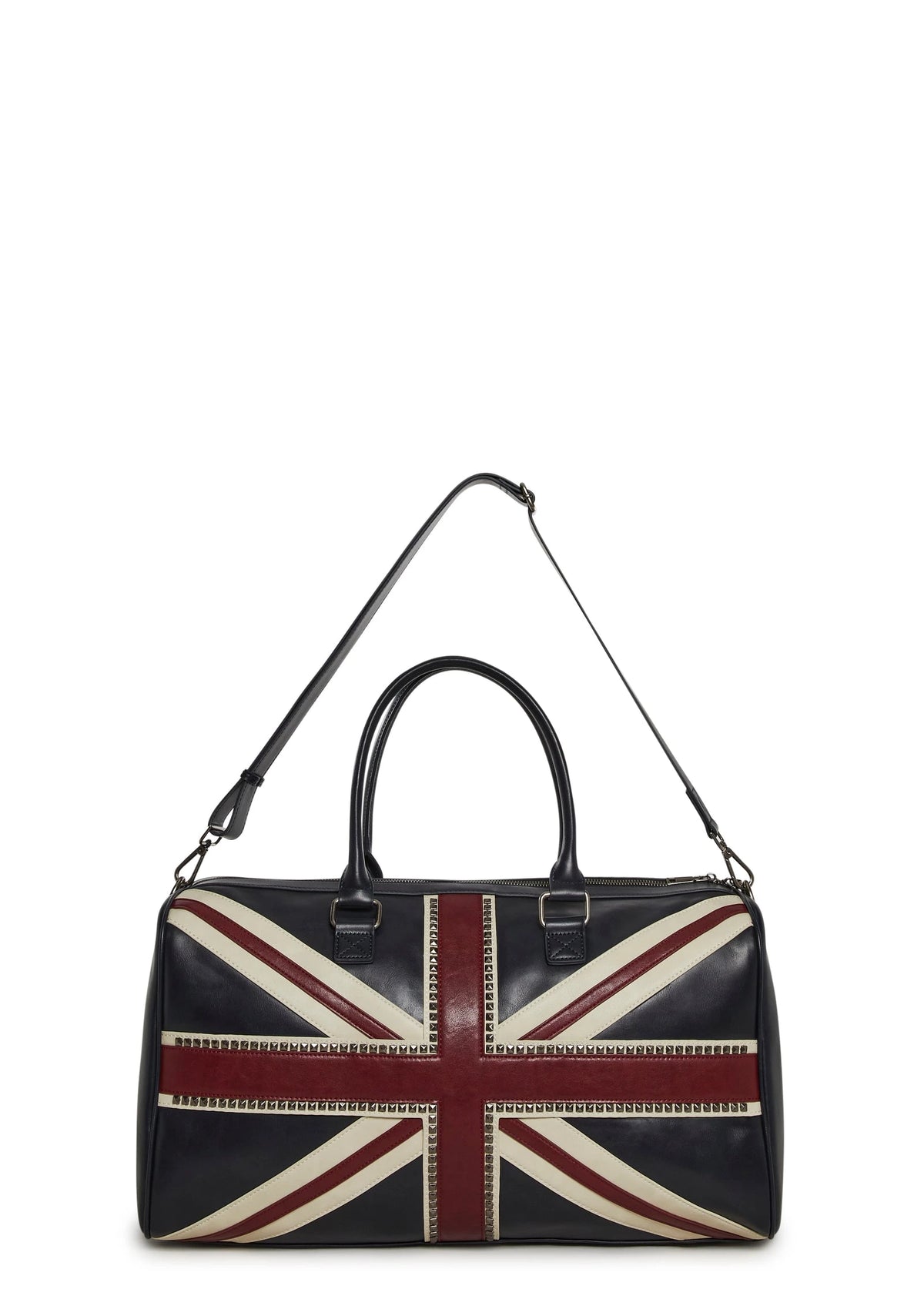 Studded Flag Panel Weekender Bag - Multi