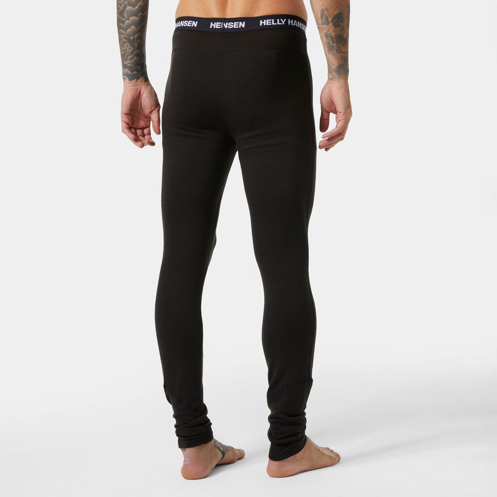 Men's Merino Wool Base Layer Pants - Blue