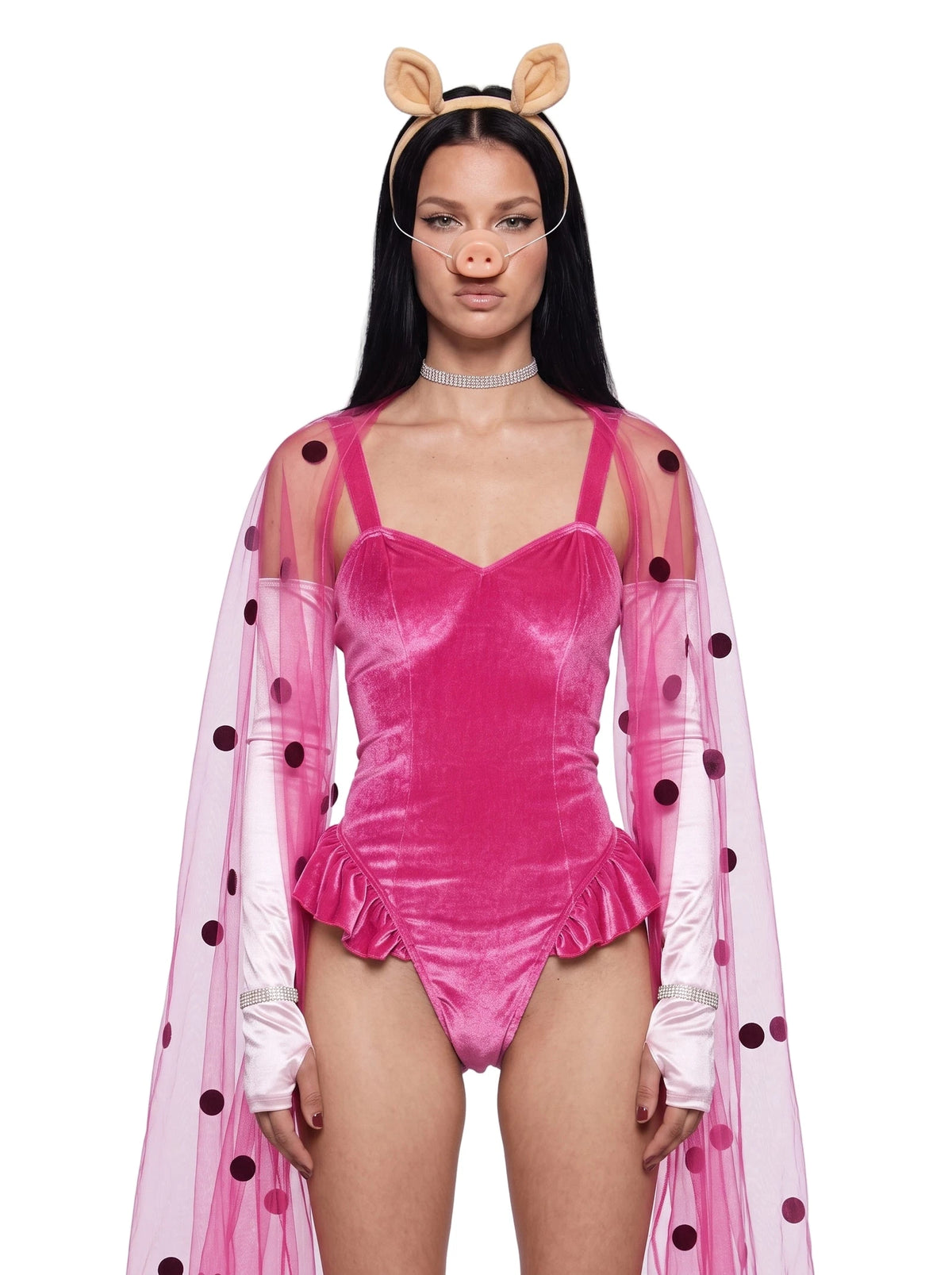 Pink Puppet Character Costume