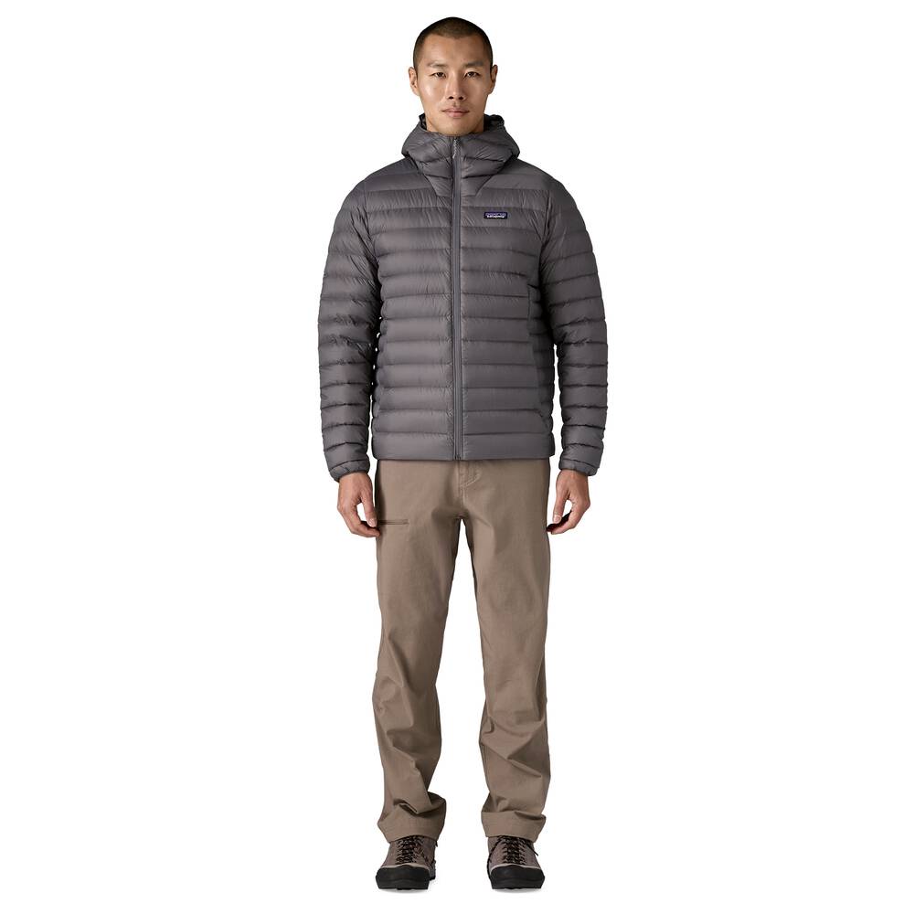 Men's 800-Fill Down Hooded Jacket - Purple