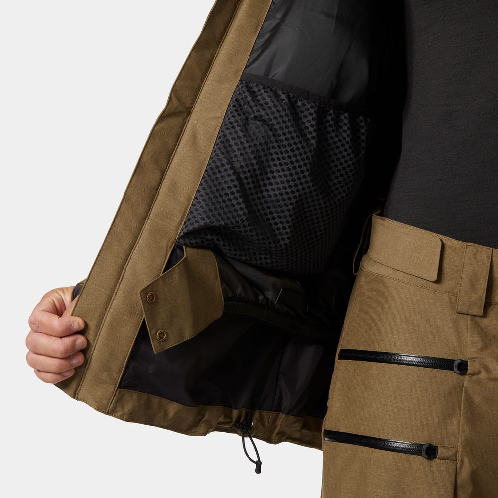 Men's Insulated Ski Jacket - Opal Green