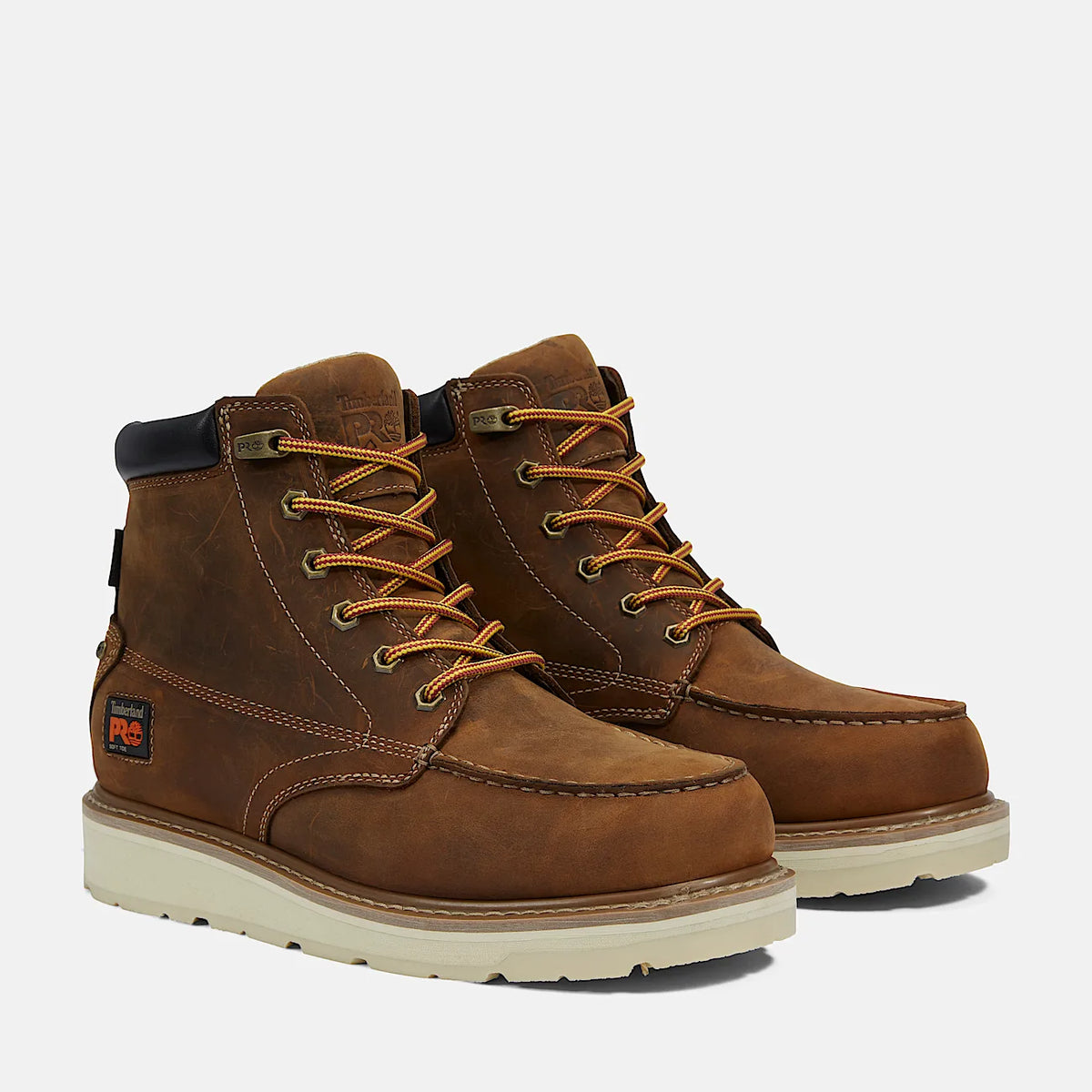 Men's 6-Inch Waterproof Moc Toe Work Boot