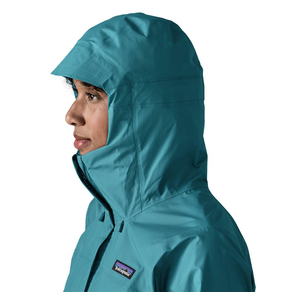 Women's 3-Layer Waterproof Rain Jacket - Blue