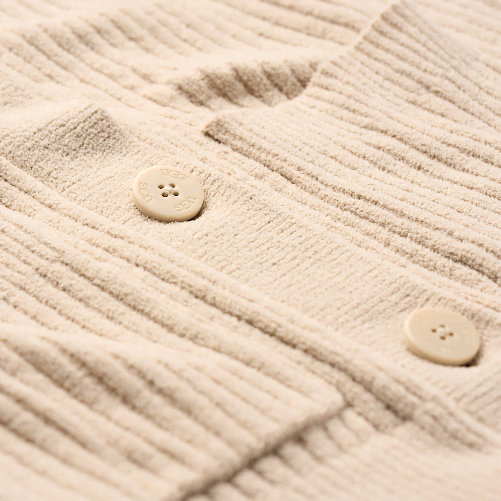 Women's Lightweight Collared Cardigan - Sand