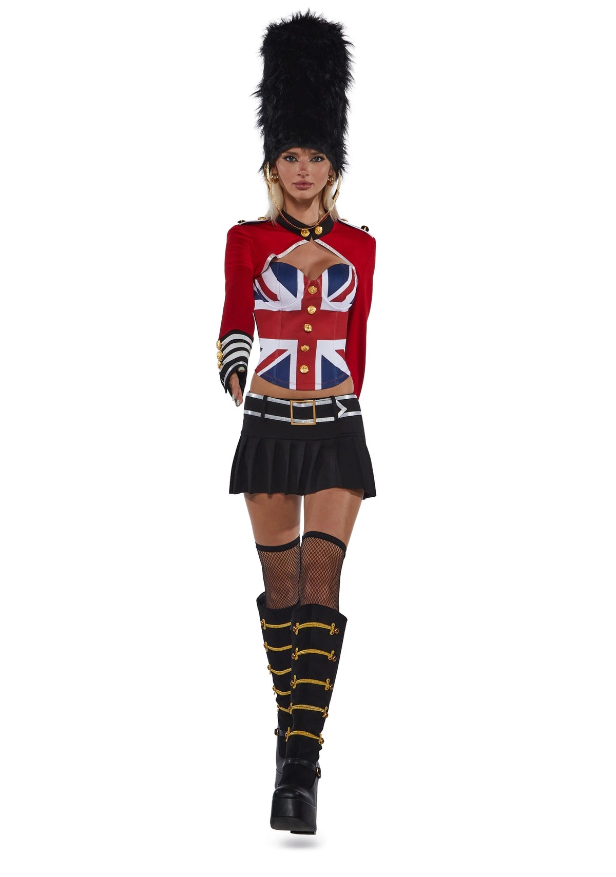 Royal Guard Corset Costume - Red