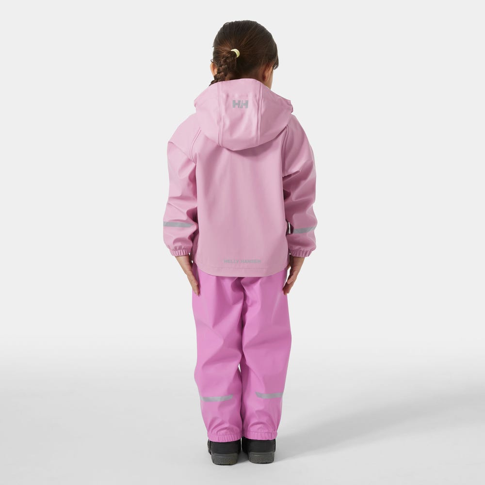 Kids' Waterproof Jacket And Bib Rain Set - Yellow