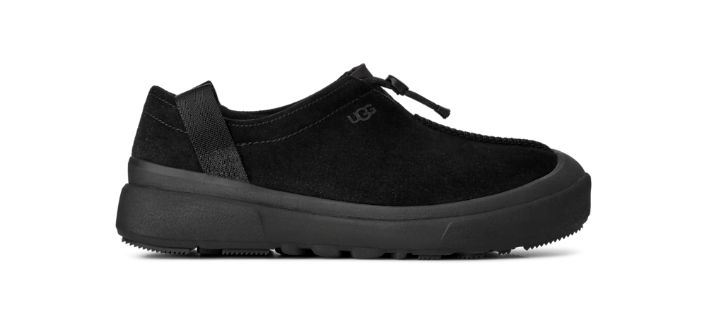Men's Waterproof Suede Toggle Clog - Black