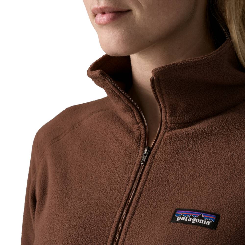 Women's Quarter-Zip Microfleece Pullover - Mango