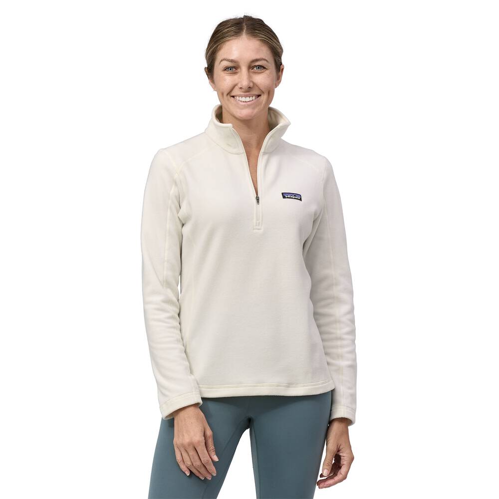 Women's Quarter-Zip Microfleece Pullover - Mango