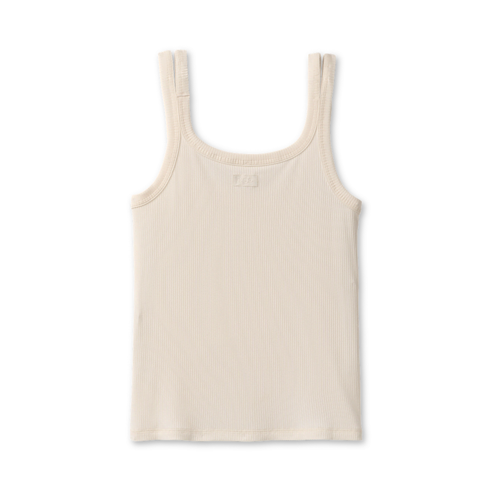Women's Ribbed Split-Strap Tank Top - Allspice