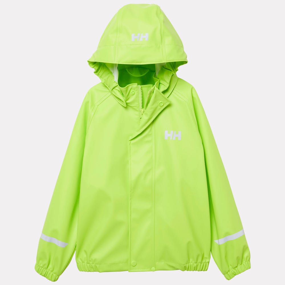 Kids' Waterproof Jacket And Bib Rain Set - Yellow