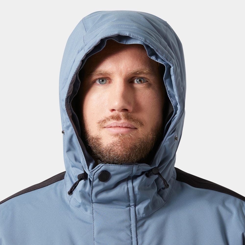Men's Insulated Waterproof Parka - Gray Green