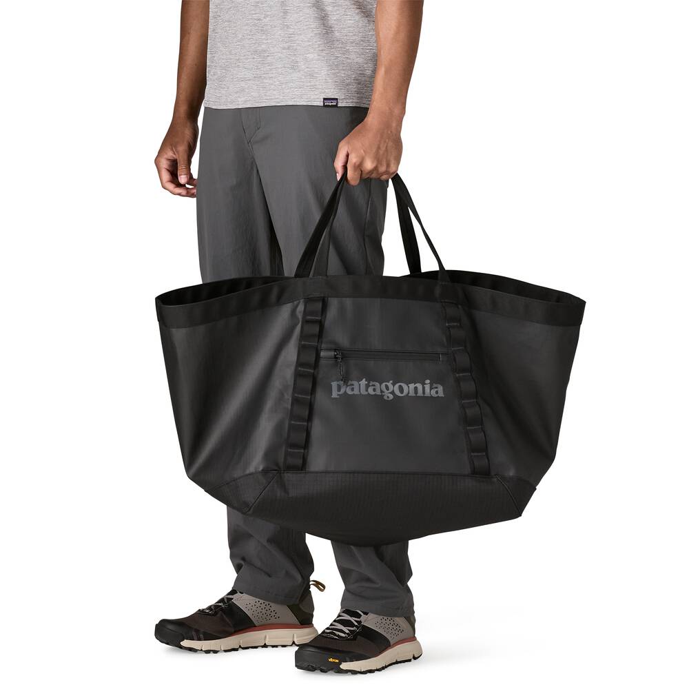 61L Recycled Ripstop Gear Tote - Black