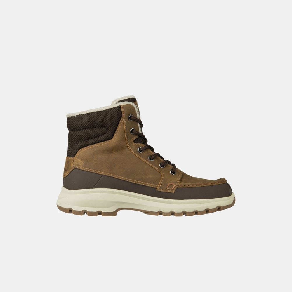 Men's Waterproof Insulated Winter Boots - Brown
