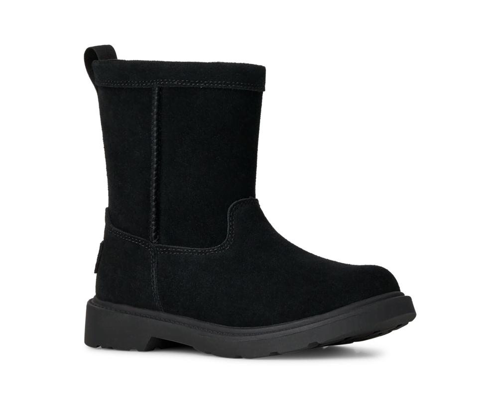 Kids' Waterproof Suede Side-Zip Boot - Chestnut