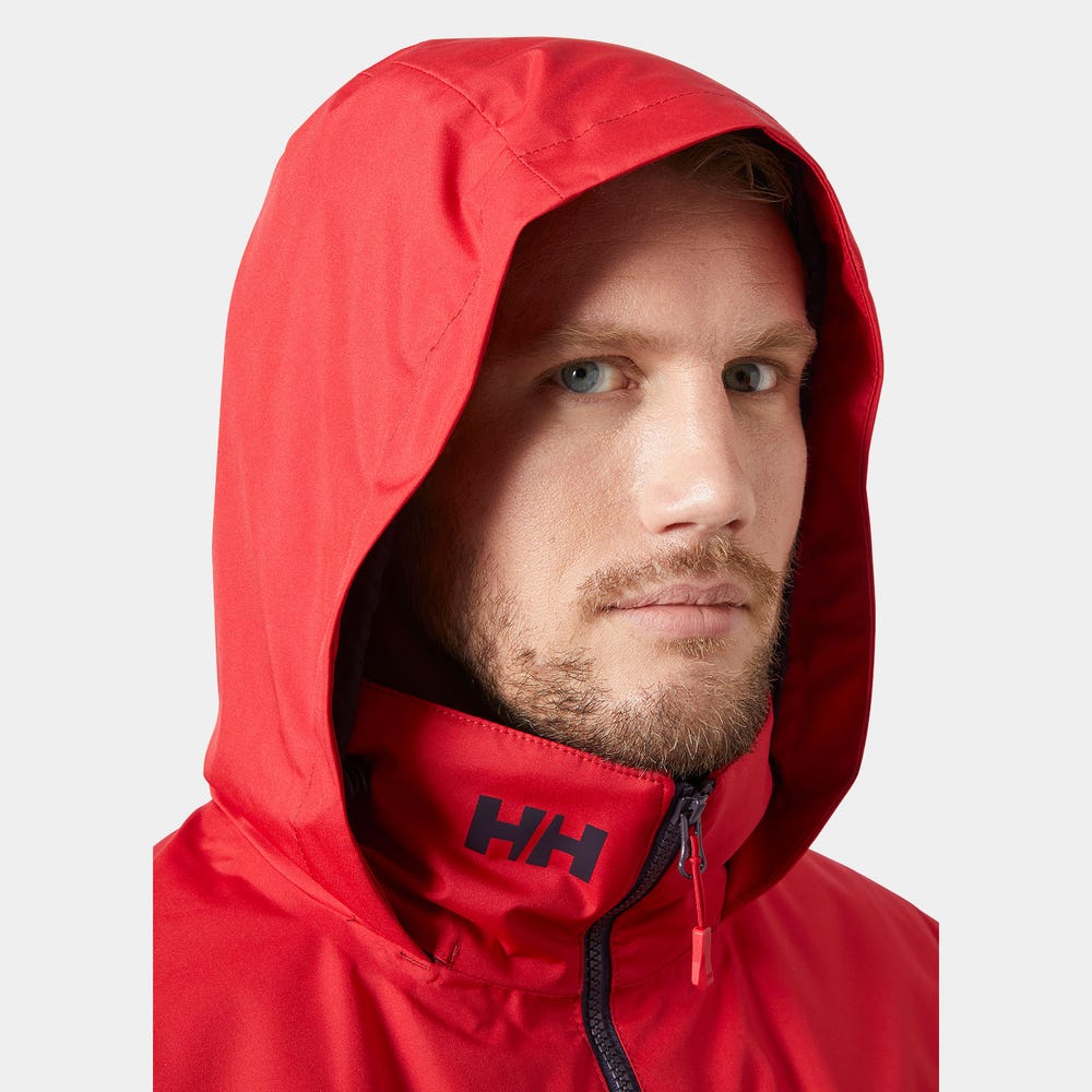 Men's Hooded Insulated Sailing Jacket - Navy