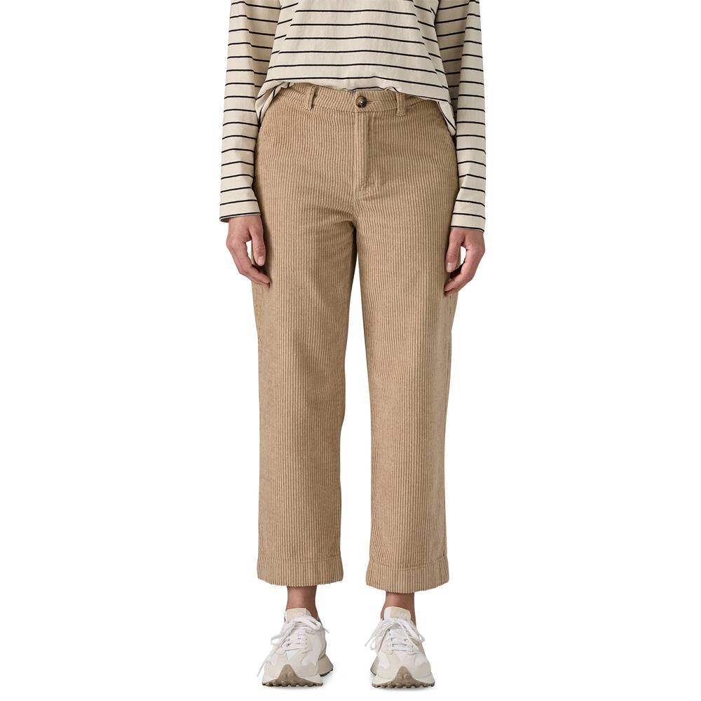 Women's Organic Cotton Corduroy Pants - Beige