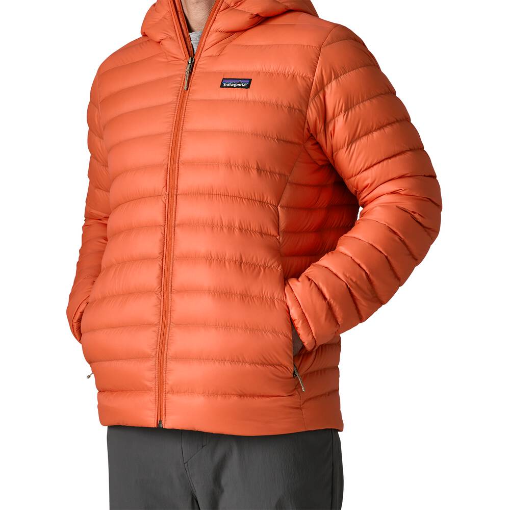 Men's 800-Fill Down Hooded Jacket - Purple