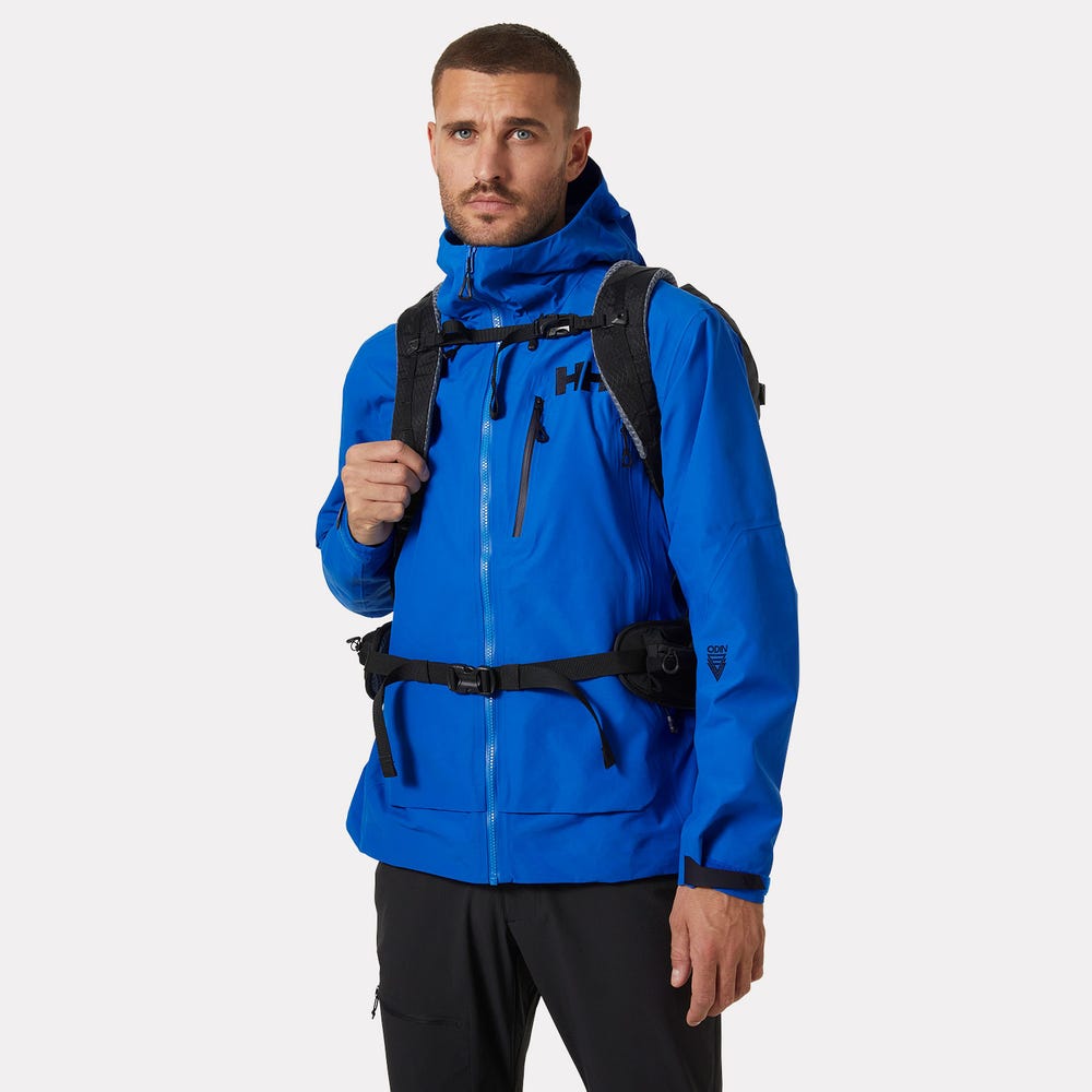 Men's 3-Layer Waterproof Shell Jacket - Blue