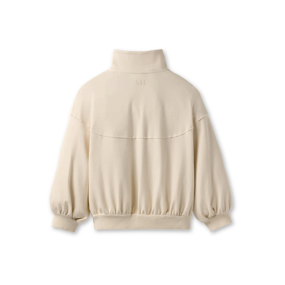 Women's Cropped Full-Zip Jacket - Ink