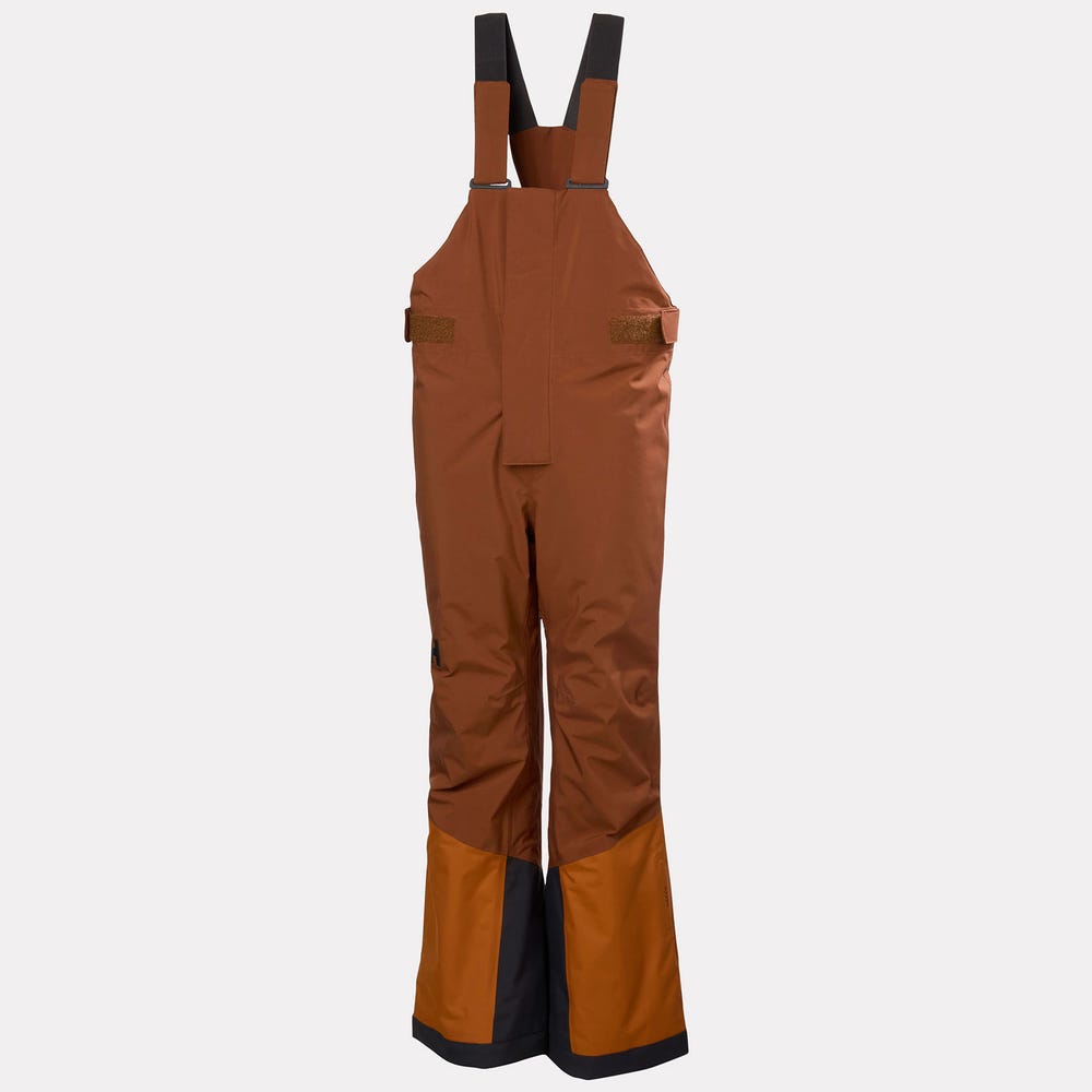 Juniors' Insulated Ski Bib Pants - Black