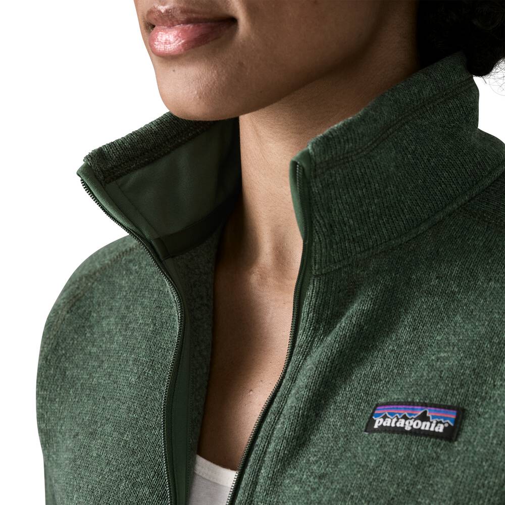 Women's Recycled Knit Fleece Jacket - Black