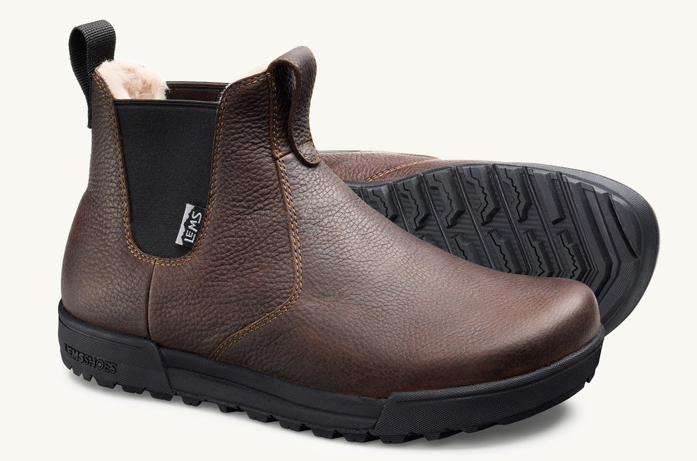 Men's Waterproof Leather Chelsea Boot - Brown