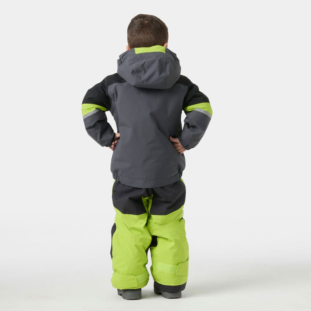 Kids' Waterproof Insulated Ski Jacket - Green