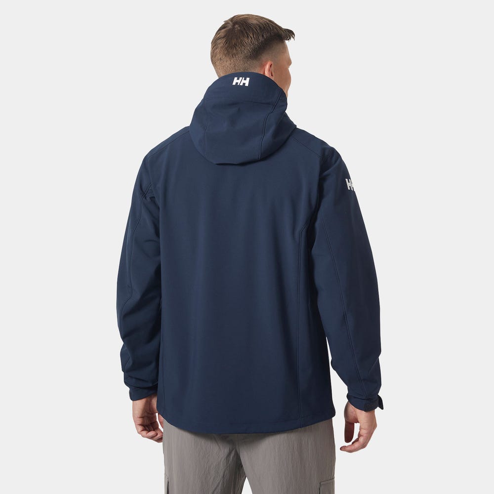 Men's Hooded Softshell Jacket - Black