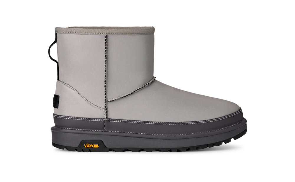 Men's Reflective Ankle Boot - Silver