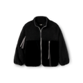Women's Faux Fur Colorblock Jacket