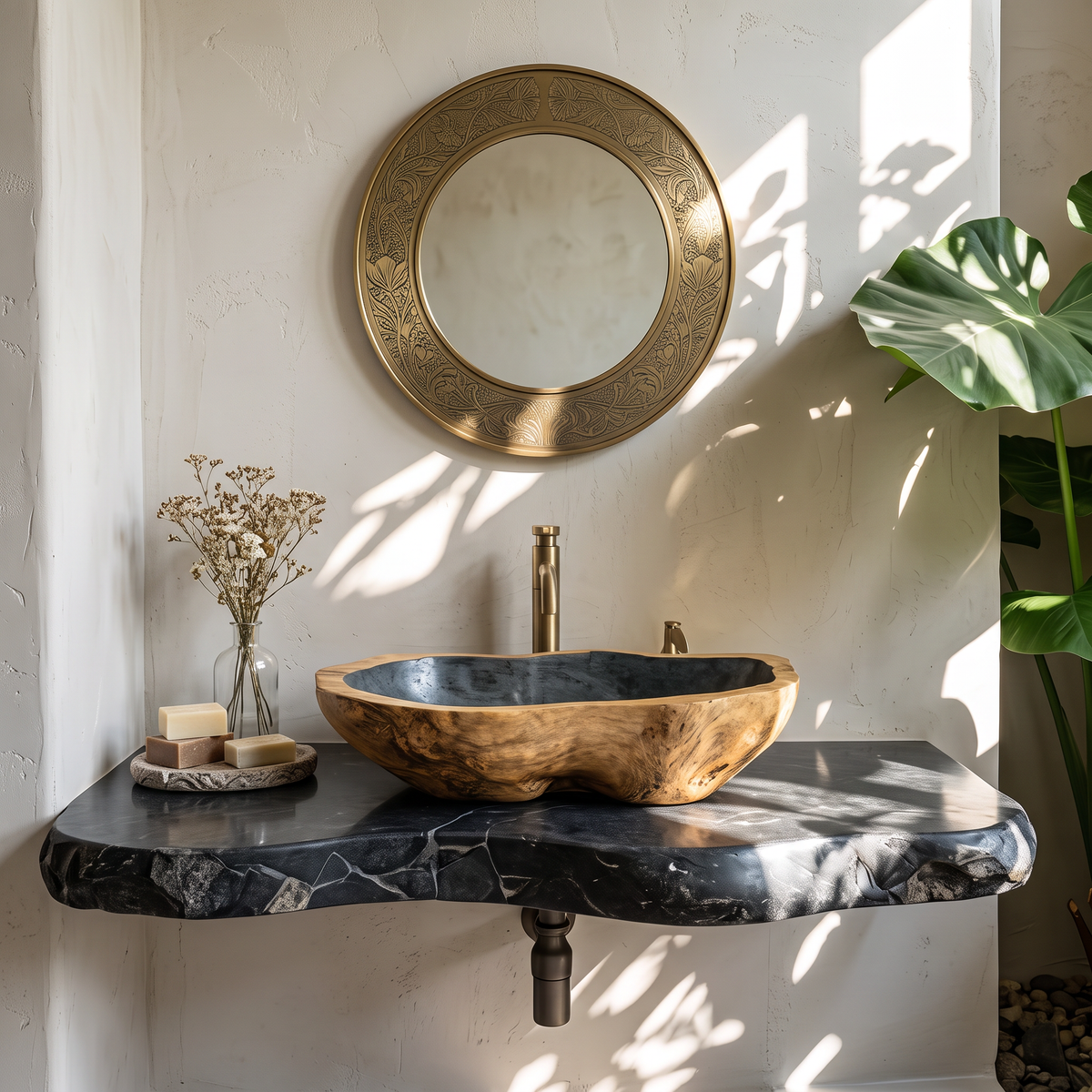Solid Wood Sink
