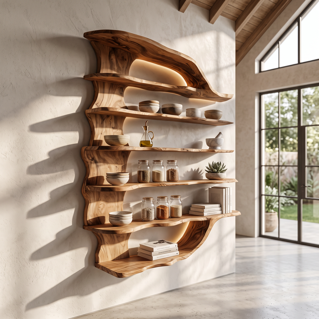 Handcrafted Wooden Spice Organizer For Modern Kitchen