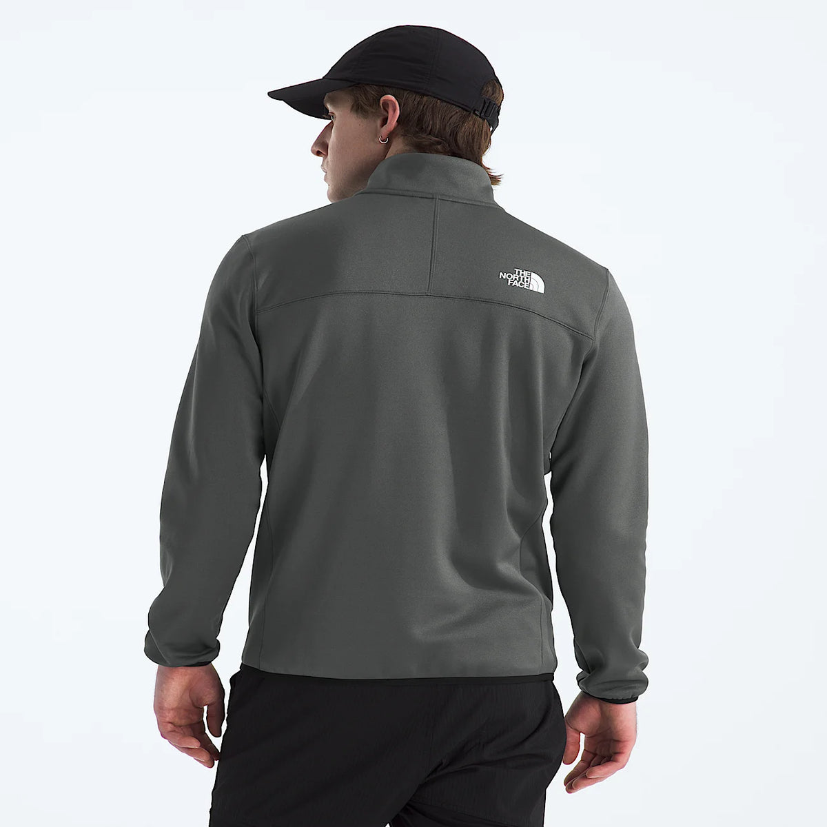 Men's Full-Zip Fleece Jacket - Gray