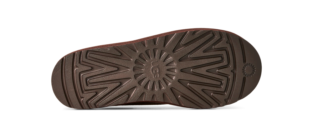 Men's Embroidered Suede Slipper - Black