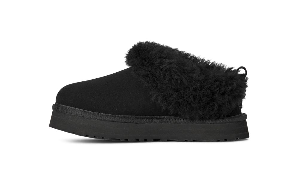 Kids' Suede Platform Slipper - Chestnut