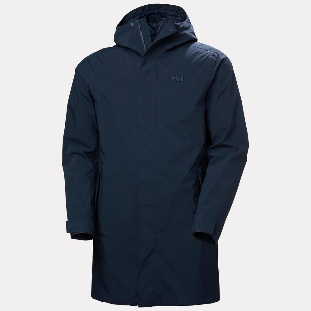 Men's Waterproof Hooded Raincoat - Green