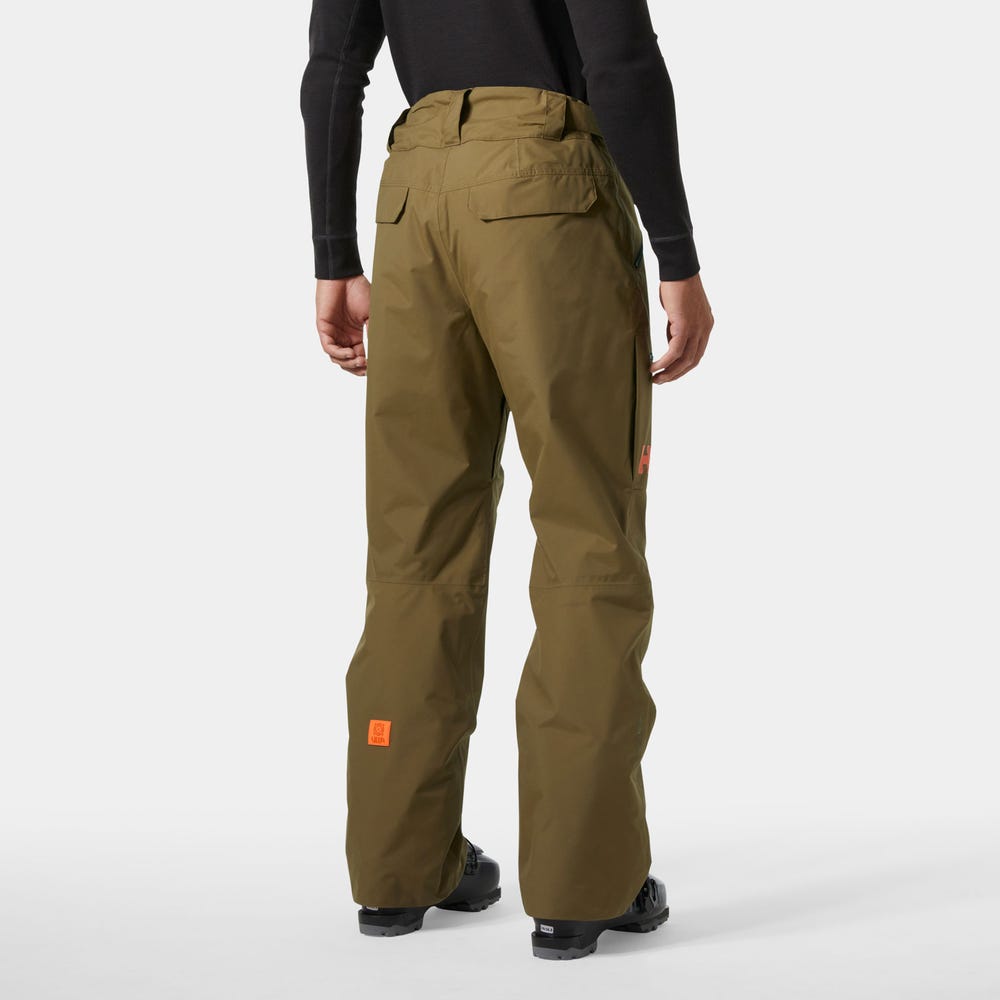 Men's Insulated Cargo Ski Pants - Violet