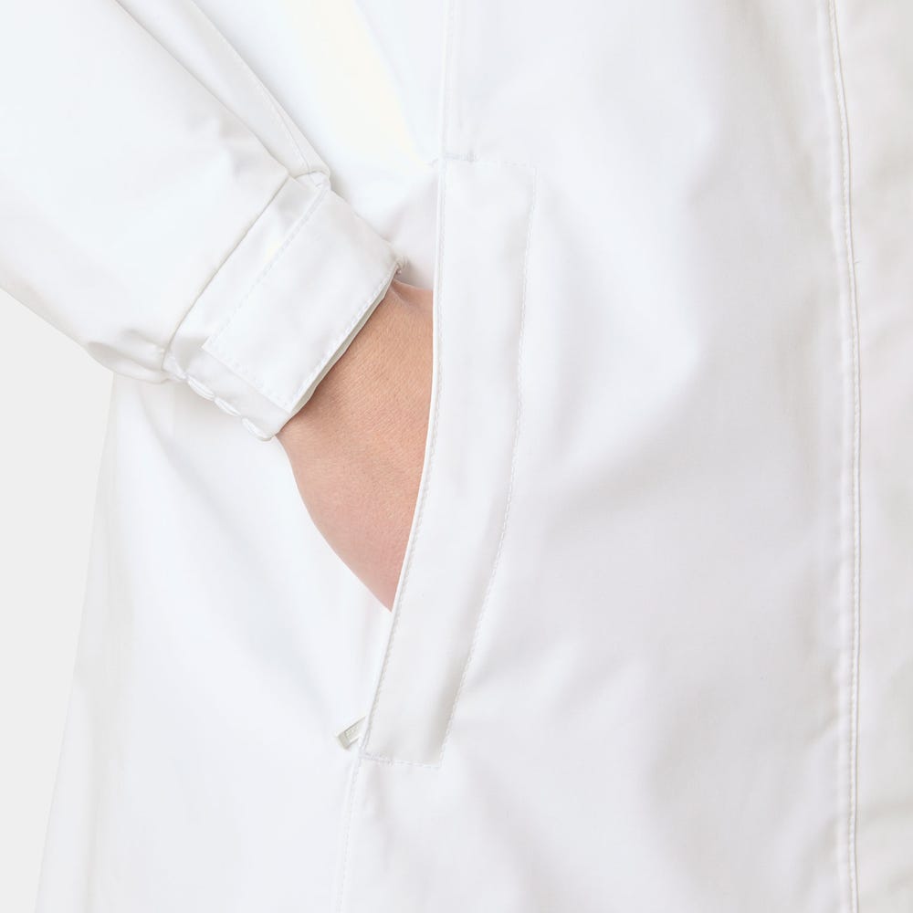 Women's Insulated Rain Coat - White