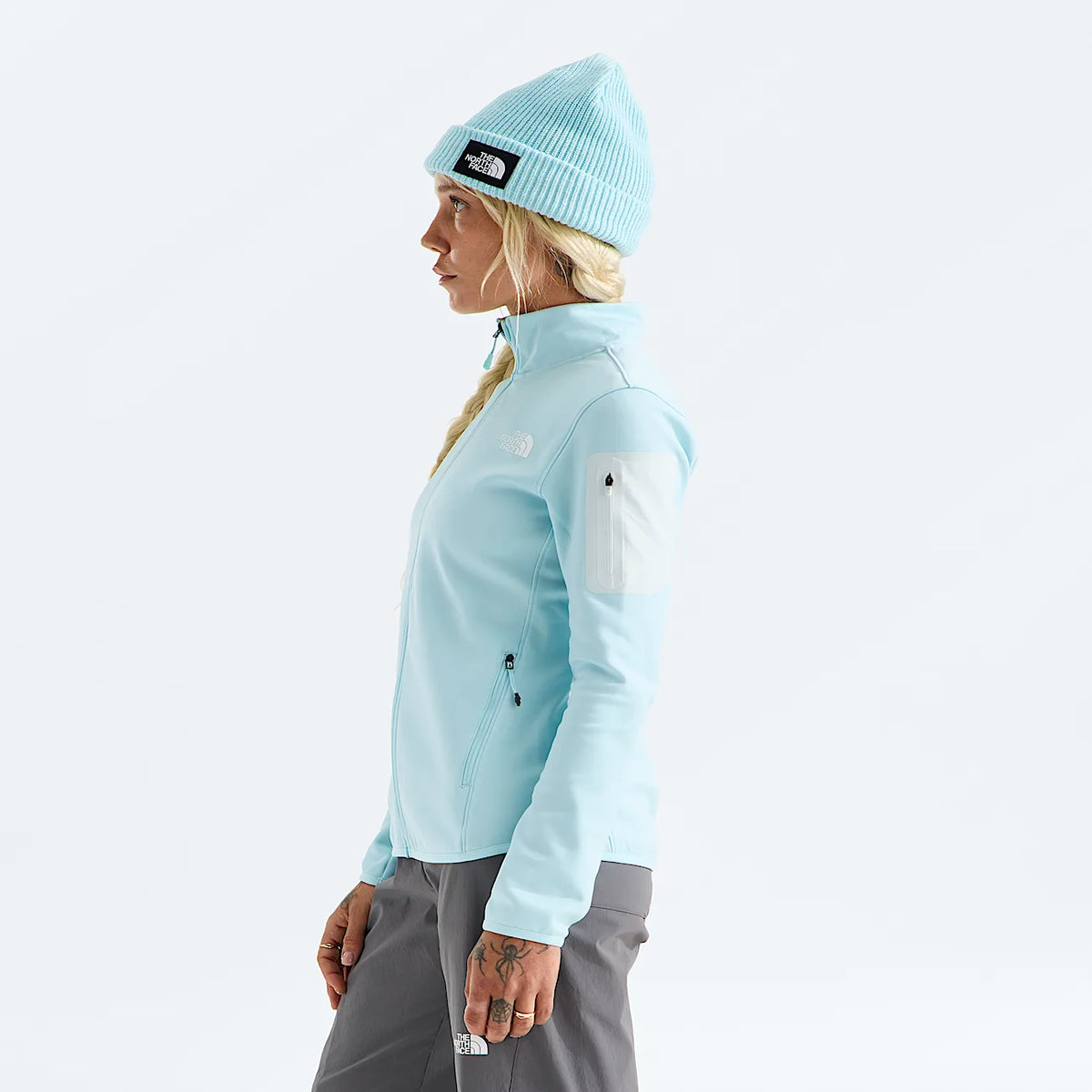Women's Full-Zip Fleece Jacket - Blue