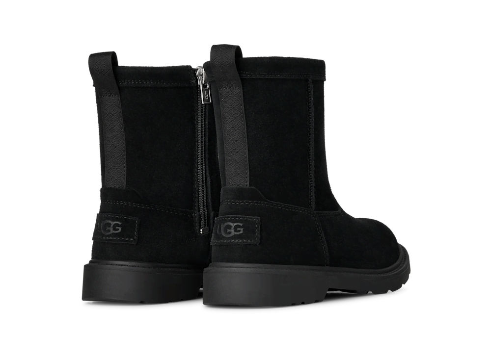 Kids' Waterproof Suede Side-Zip Boot - Chestnut